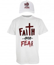 Faith Over Fear T-Shirt and Hat Combo